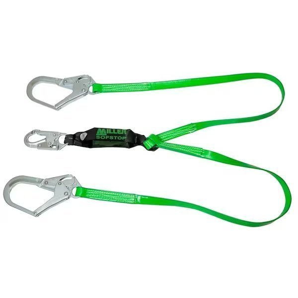 Two-Legged 6 ft.L Cable Lanyard Rebar Hooks, HONEYWELL MILLER, Mfr# 8798RVC/6FTYL