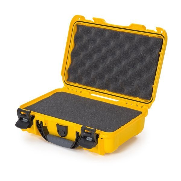 Case with Foam, Yellow, NANUK CASES, Mfr# 909S-010YL-0A0