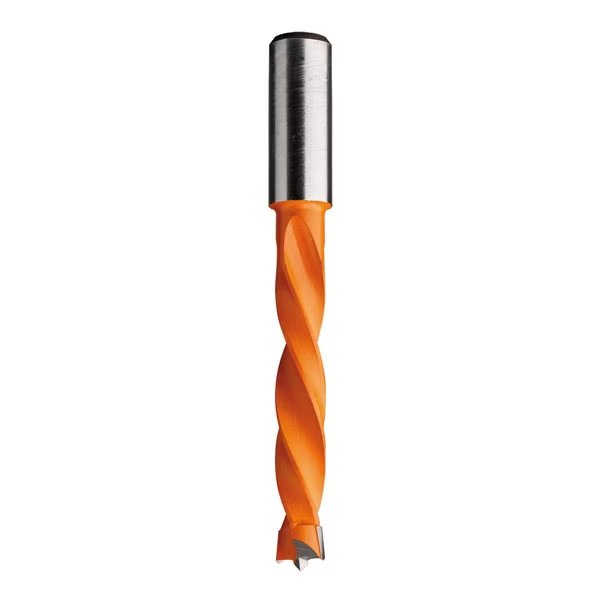Dowel Drill, Left, 8mm dia, 50mm Cut L, CMT, Mfr# 373.080.12
