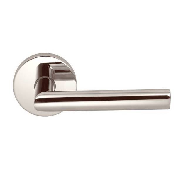 Lever with Modern Rose Single Dummy Lever Bright Nickel 912, OMNIA, Mfr# 912MD/0.SD14