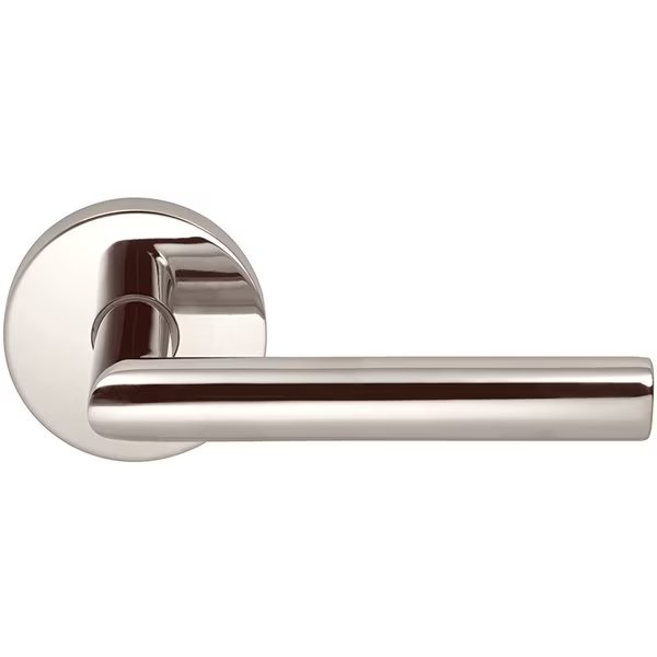 Right Hand 912 Lever with Modern Rose Single Dummy Lever Satin Nickel, OMNIA, Mfr# 912MD.15SDRH
