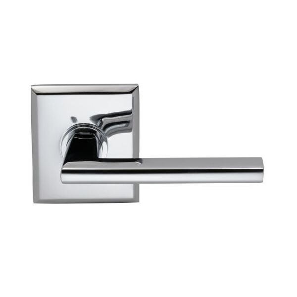 Single Dummy Right Hand Lever Bright Chrome 925 with Rectangular Rose, OMNIA, Mfr# 925RT/R.SD26