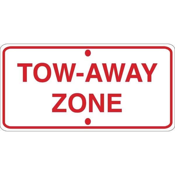 Tow Zone No Parking Sign, 12