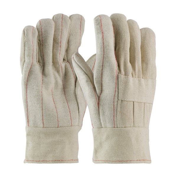 Canvas Hot Mill Glove, 28 Oz, Band, PK12, Pip, Mfr#: 94-928