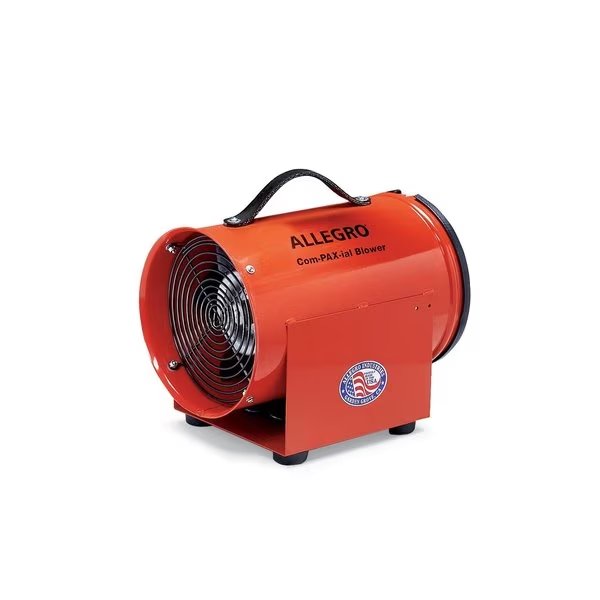 Axial AC Metal COM-PAX-IAL Blower, 8, Allegro Industries, Mfr#: 9534