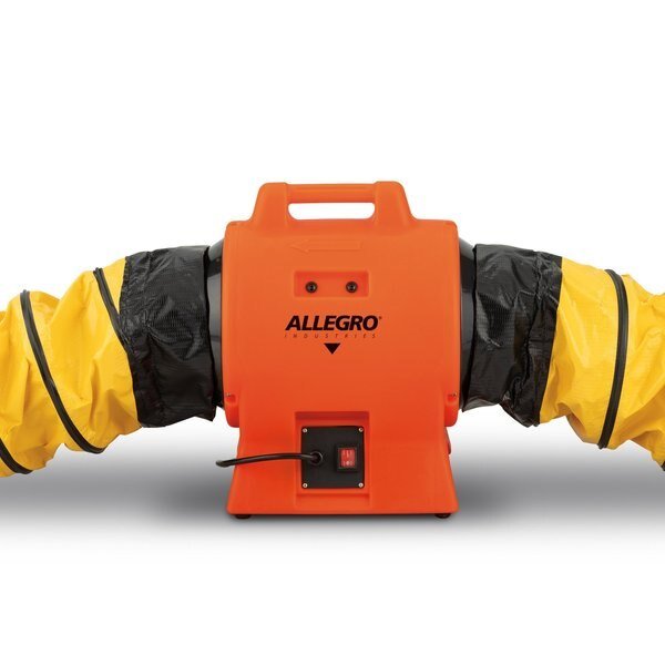 Axial AC Inline Booster Plastic Blower, , Allegro Industries, Mfr#: 9539-08I