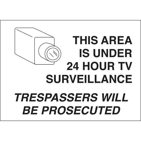 Security Sign, Header: No Header, BRADY, Mfr# 122551