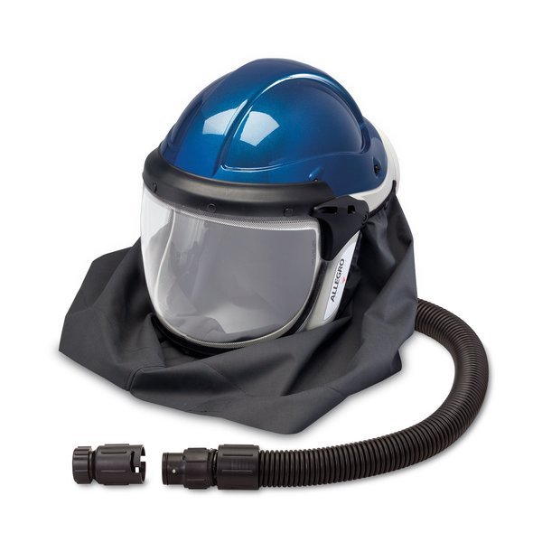 Deluxe Supplied Air Shield/Helmet w/Air, Allegro Industries, Mfr#: 9904-HC