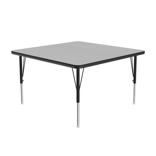 Square Adjustable Height Activity Kids School Table, 36