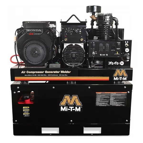 Two Stage Compressor/Generator/Welder, 6, Mi-T-M, Mfr#: AGW-SH22-20M