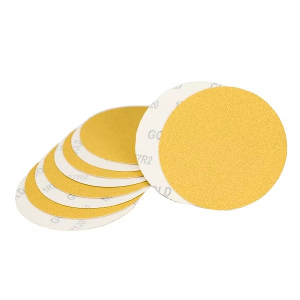 Sndng Dsc, Hook-and-Loop, 5,320G, Gld, CGW ABRASIVES, Mfr# 49935