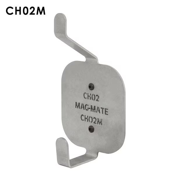 Coat Hook Holder, Magnet Mount with 2 Ho, Mag-Mate, Mfr#: CH02M