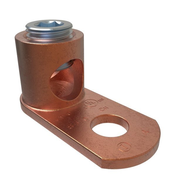 Copper Post Connector, Conductor 1/, PK3, Ilsco, Mfr#: CP-0-EC
