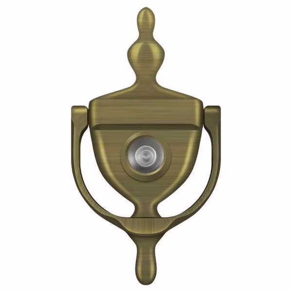 Door Knocker-Viewer Antique Brass, Deltana, Mfr#: DKV630U5