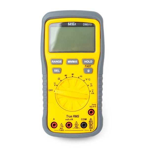 True Rms 1000v Digital Multimeter, Temp, UEI TEST INSTRUMENTS, Mfr# DM515