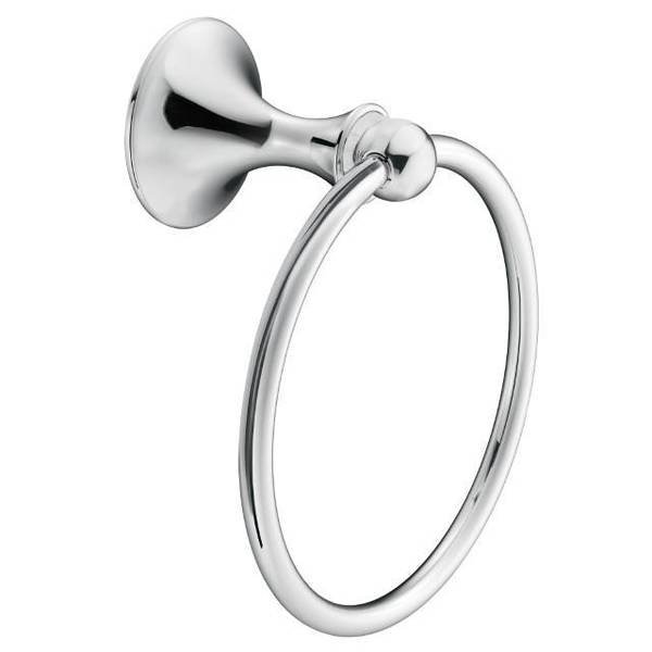 Lounge Towel Ring Bright Chrome, MOEN, Mfr# DN7786CH