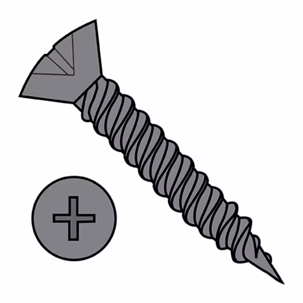 Wood Screw, #6, 5/8 in, Plain Steel Oval Head Phillips Drive, 10000 PK, EnjoyTool select, Mfr# 06F10DPODP