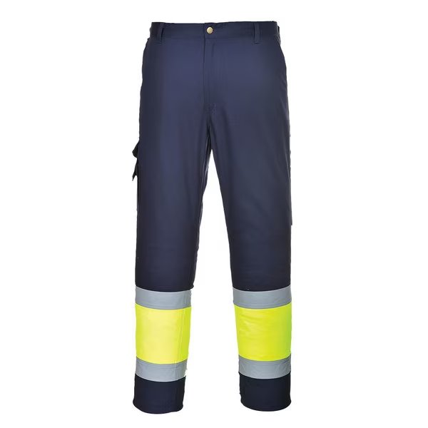 Hi-Vis 2-Tone Combat Trousers, XL, PORTWEST, Mfr# E049