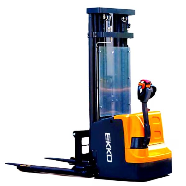 Full Electric Walkie Straddle Stacker, 4, Ekko, Mfr#: EB18E
