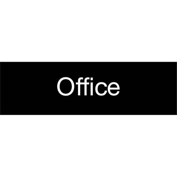Office Engraved Sign, EN16BK, NMC, Mfr# EN16BK