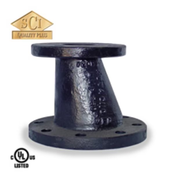 Flanged ECC Red, Ductile Iron, 150lb, 4X2, SMITH-COOPER, Mfr# 4319001128