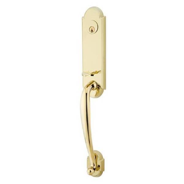 Lifetime Brass Handleset F203343PPVDLH234, EMTEK, Mfr# F203343PPVDLH234