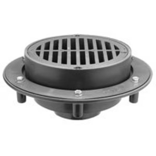 PVC, Strainer: Round, Floor Drain, ZURN, Mfr# FD2360-PVC-P
