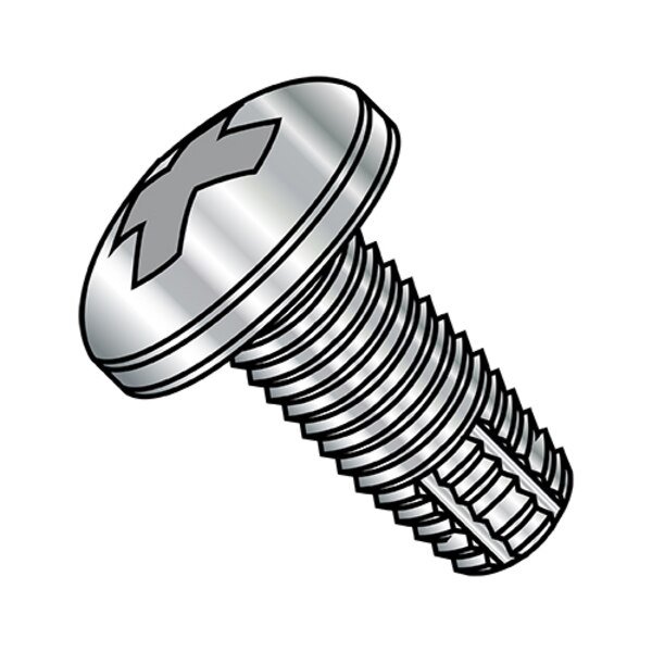 Thread Cutting Screw, #10-24 x 1 in, 18-8 Stainless Steel Pan Head Phillips Drive, 2000 PK, EnjoyTool select, Mfr# 1020FPP188