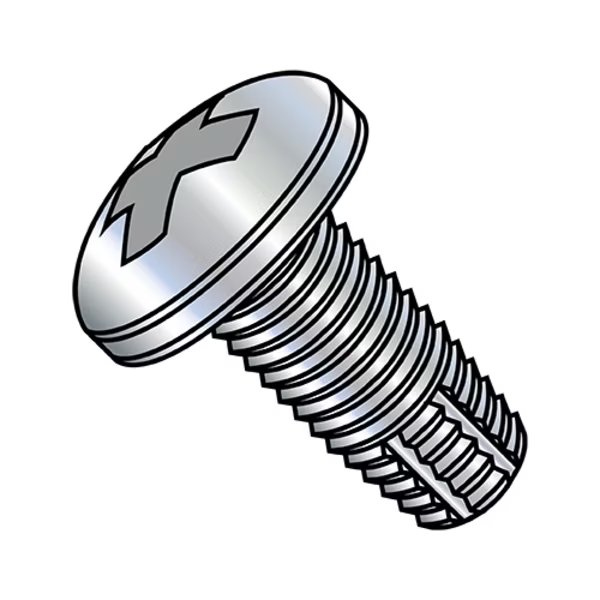 Thread Cutting Screw, #10-24 x 5/8 in, Zinc Plated Steel Pan Head Phillips Drive, 8000 PK, EnjoyTool select, Mfr# 1010FPP