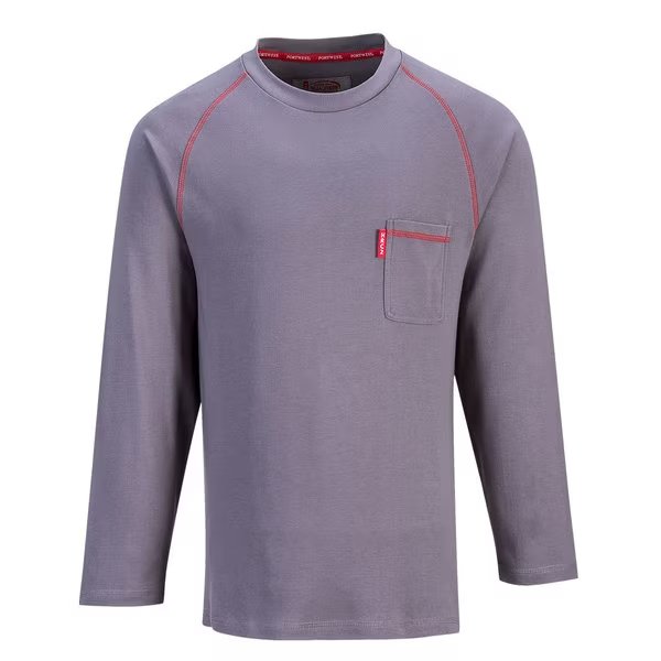 Bizflame Crew Neck T-Shirt, XXXL, PORTWEST, Mfr# FR01