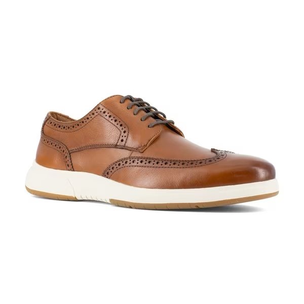 Mens Cognac Steel Toe Wingtip Work O, PR, FLORSHEIM, Mfr# FS2623