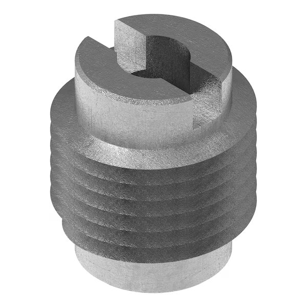 Knife Thread Insert, M3-0.50 Int Thrd Sz, 9.525 mm L, 6.35 mm Dia., 18-8 Stainless Steel, Plain, EnjoyTool select, Mfr# 400-M3-CR