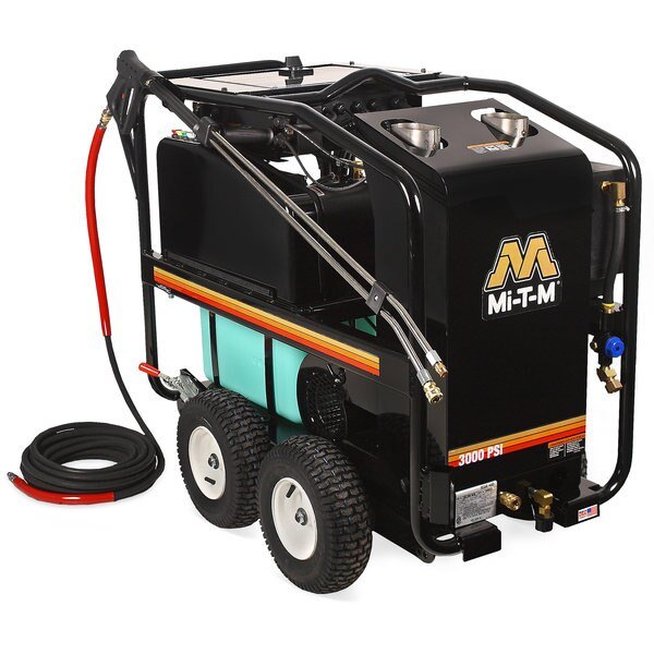 Medium Duty 3000 psi 3.5 gpm Hot Water Electric Pressure Washer, Mi-T-M, Mfr#: HSE-3004-0M30