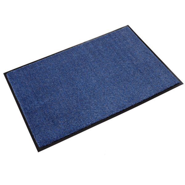 Carpeted Wiper Door Mat, Navy, 6 ft. W x, CROWN MATTING TECHNOLOGIES, Mfr# WPR0072NB