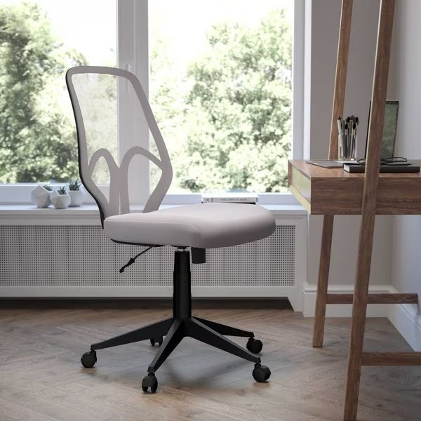 Salerno Series High Back Light Gray Mesh, FLASH FURNITURE, Mfr# GO-WY-193A-LTGY-GG