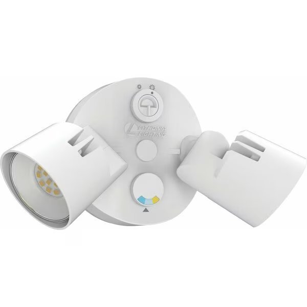 Outdoor Floodlight Adj Light Output Swit, LITHONIA LIGHTING, Mfr# HGX LED 2RH ALO SWW2 120 PE WH M2