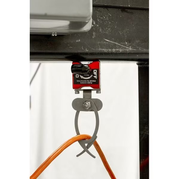 On/Off Magnetic Hanging Hook Holds 25 lb, Mag-Mate, Mfr#: HH035R