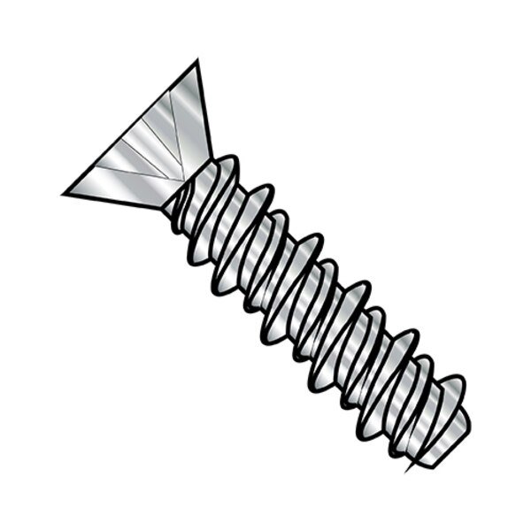 Self-Drilling Screw, #4-24 x 1/4 in, Stainless Steel Flat Head Phillips Drive, 10000 PK, EnjoyTool select, Mfr# 0404HPF410