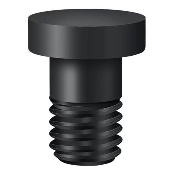 Extended Button Tip For Solid Brass Hinge Black, DELTANA, Mfr# HPSS70U19