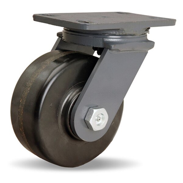 Extended Service Swivel Caster, 6