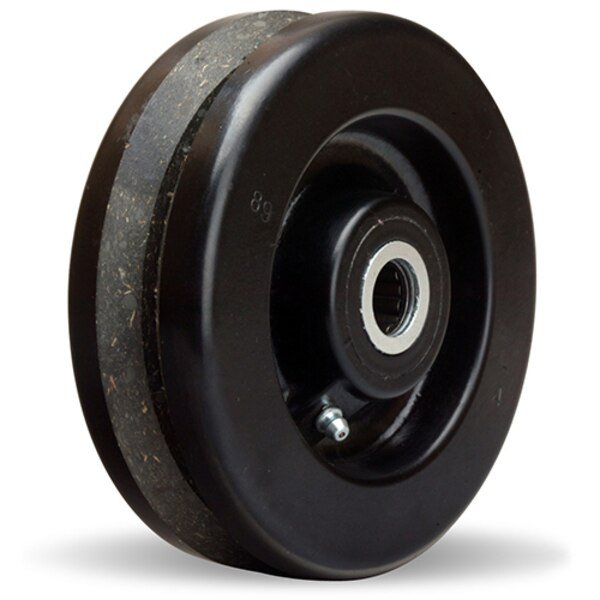 V-Groove Plastex Wheel, 6X2, 3/4Rb, HAMILTON, Mfr# W-620-PV-3/4