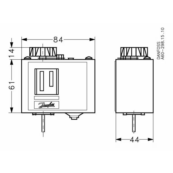Kp73 Thermostat, DANFOSS, Mfr# 060L114366