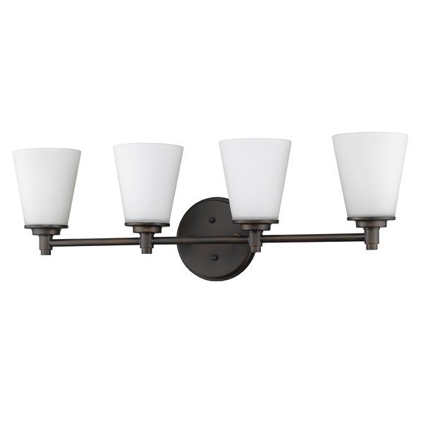 Conti 4-Light Vanity Light, Height: 10