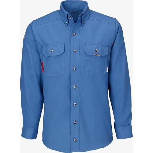 Westex DH FR Shirt, Medium Blue, 4XT, Lakeland, Mfr#: ISH65DH08-4XT