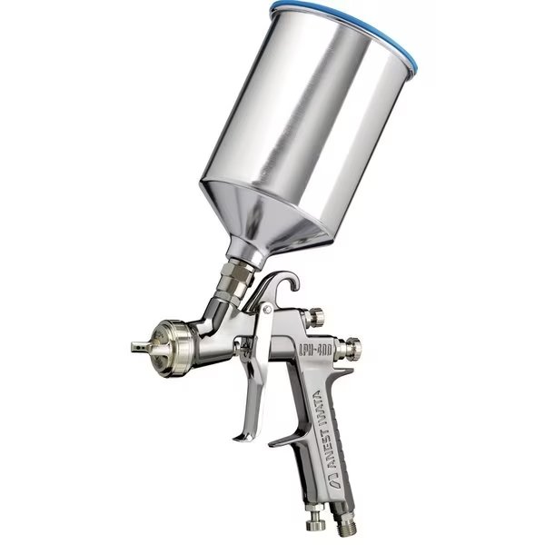 Lph400-144Lv Center Post Gravity Feed Hvlp Spray Gun W/ 700Ml Alumin, Iwata, Mfr#: IWA5552