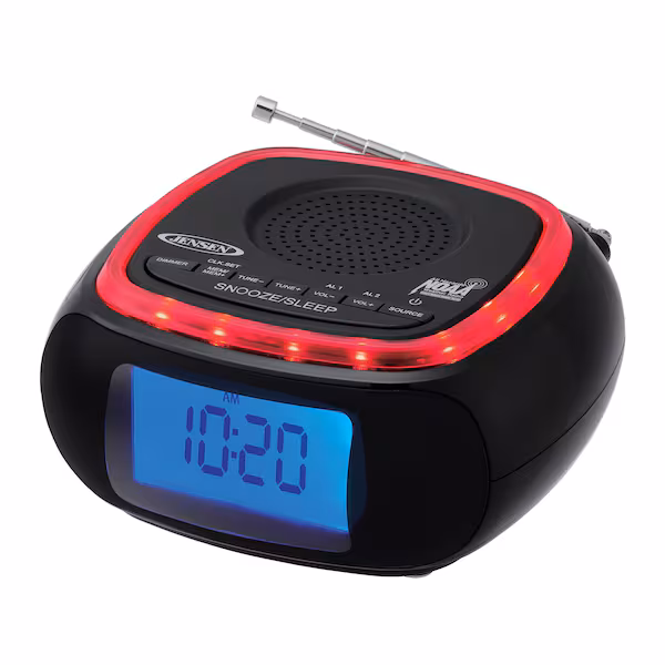 AM/FM Weather Band Clock Radio, Jensen, Mfr#: JEP-725