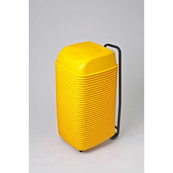 Cinema Seats, Rolling Cart, Yel, PK36, Koala Kare, Mfr#: KB424-07