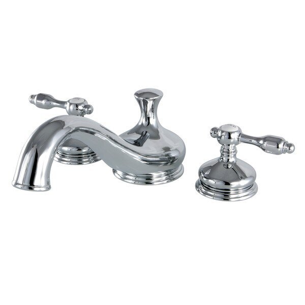 Roman Tub Faucet, Polished Chrome, Deck Mount, KINGSTON BRASS, Mfr# KS3331TAL