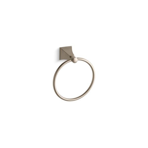 Memoirs Towel Ring With Stately Desig, KOHLER, Mfr# 487-BV
