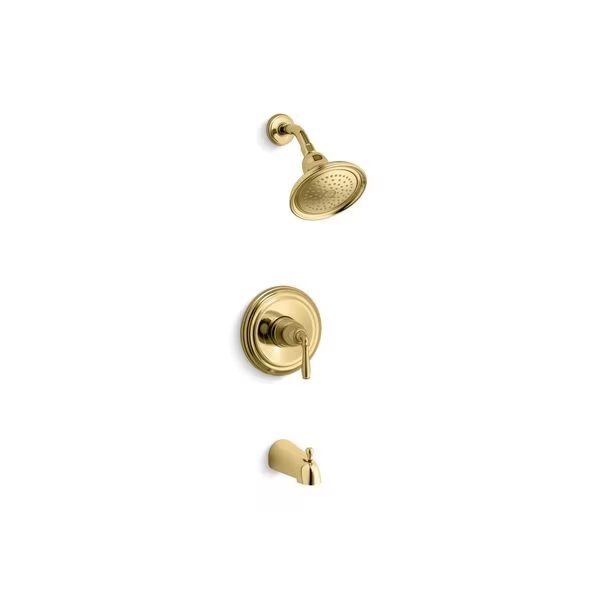 Devonshire Rite-Temp Bath And Show, KOHLER, Mfr# TS395-4S-PB